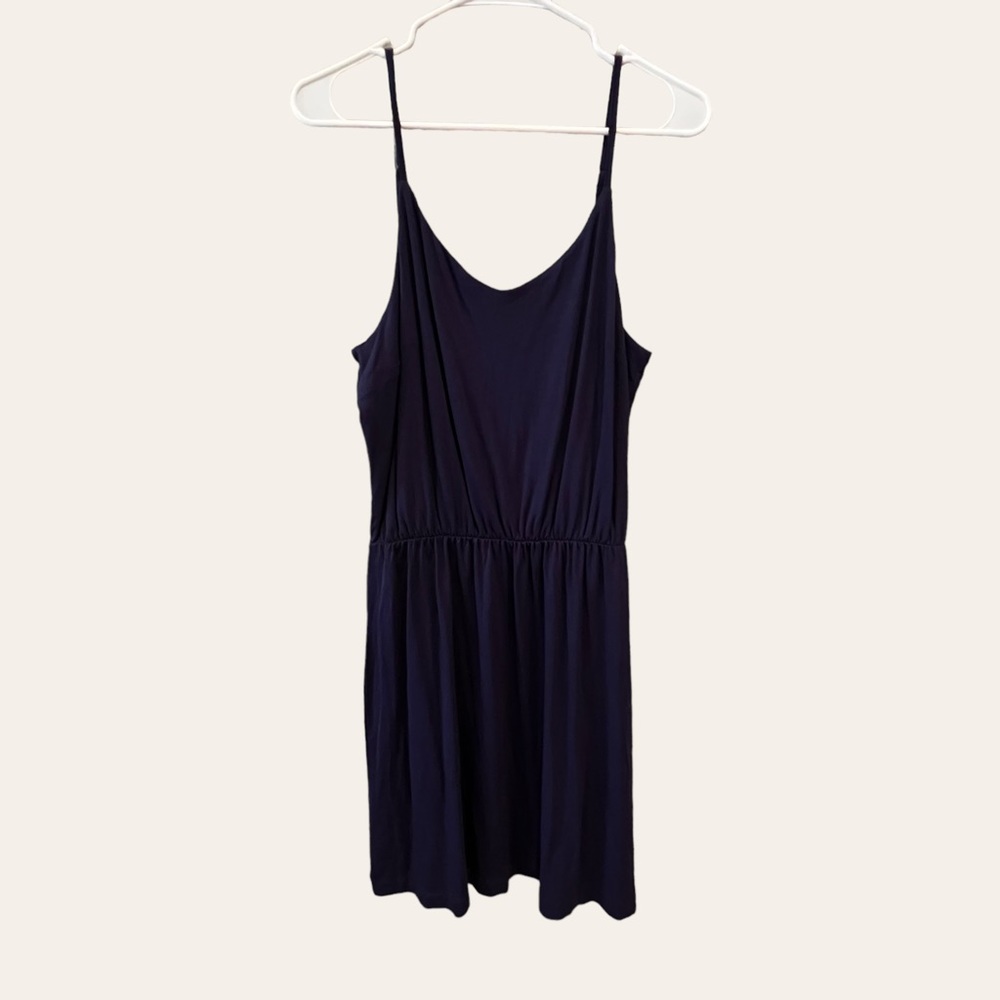 Gap | Navy Knee Length Spaghetti Strap Dress | Size MP